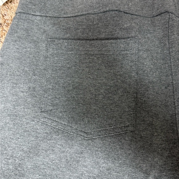 Talbots Grey Heather Pull-on Casual Straight Knit Pants, NWT, XL - Picture 5 of 7